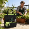 thumbnail image 6 of Hovmgk Gardening Tool Storage Bag, Oxford Cloth Garden Organizer with Multi-Pocket Design, Sturdy Heavy Duty Gardening Tote for Outdoor Tools & Equipment Storage, 6 of 6