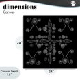 thumbnail image 4 of Stupell Industries Eclectic Geometrics & Leaf Fractals Canvas Art, 24 x 24, by El Perkin, 4 of 8