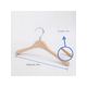 thumbnail image 2 of 2pcs/Set High-Grade Natural Solid Wood Hangers, Simple & Fashionable & , Suitable For Children & Adult's Garments Including Delicate Fabrics, 2 of 5