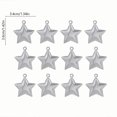 thumbnail image 2 of XYAIYT 12 Piece Star Shaped Christmas Tree Ornaments DIY Metal Christmas Decorations Long Lasting Rust Resistant Perfect for Christmas Trees and Wreaths Easy to Hang Silver 1.4in, 2 of 5
