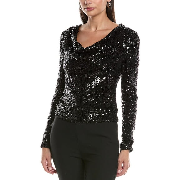 Ramy Brook womens  Nicole Top, m, Black