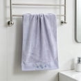 thumbnail image 7 of HOZADOIE Elegant Face Cotton Towels 13X29In, Ultra Soft & Highly Absorbent Hand Towels for Bathroom, Soft Feel Fingertip Towels Quick Drying Towels, Gray, 7 of 7