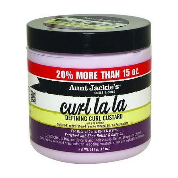 Aunt Jackies Curl Lala Defining Curl Custard, 18 Oz.