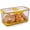 yellow, variant on Bread Box for Kitchen Countertop, Time Recording Bread Storage Container with Lid, Bread Container for Homemade Bread, Toast, Bagel, Donut and Cookies, Yellow