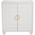 thumbnail image 6 of 55 Downing Street Bertolli 30" Wide White Modern Luxe Accent Cabinet, 6 of 9