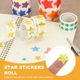 thumbnail image 3 of Star Stickers Roll 3/4", 500 Pcs Metallic Foil Stars Self-Adhesive Labels, Metallic Rose, 3 of 6