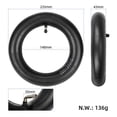 thumbnail image 2 of 10X2.5 Inner Tube 90 Degree Valve for Zero 10X/VSETT Electric Scooter 10 Inch Curved 90 Degree Inner Tube, 2 of 5
