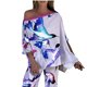 thumbnail image 1 of Mujeres Imprimir Chifón Playa Kaftan Rebeca larga Blusa Chal Tops sueltos Cubrir Fridja ghk638, 1 of 6