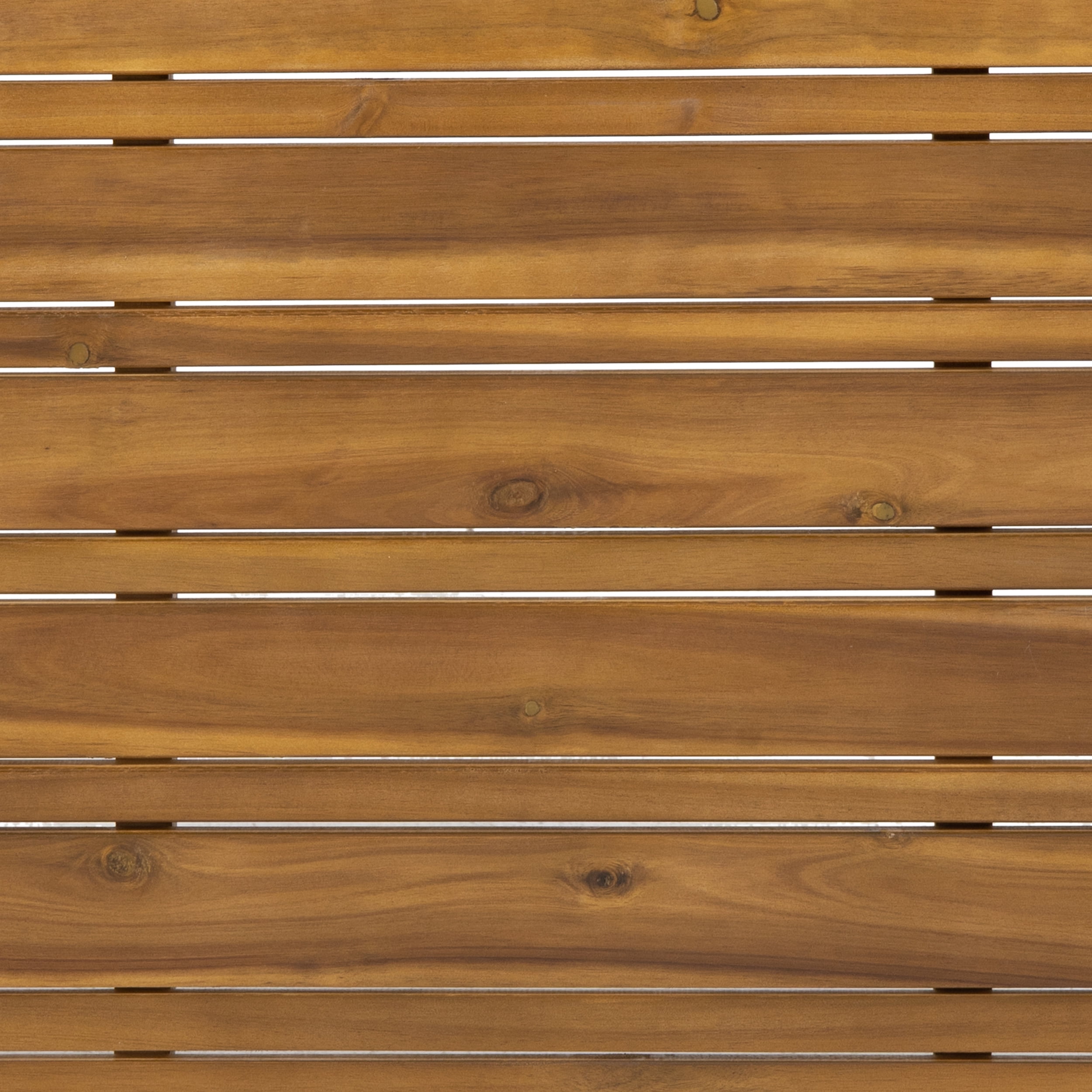 Outdoor Acacia Wood Chat Set, Teak, Mixed Brown