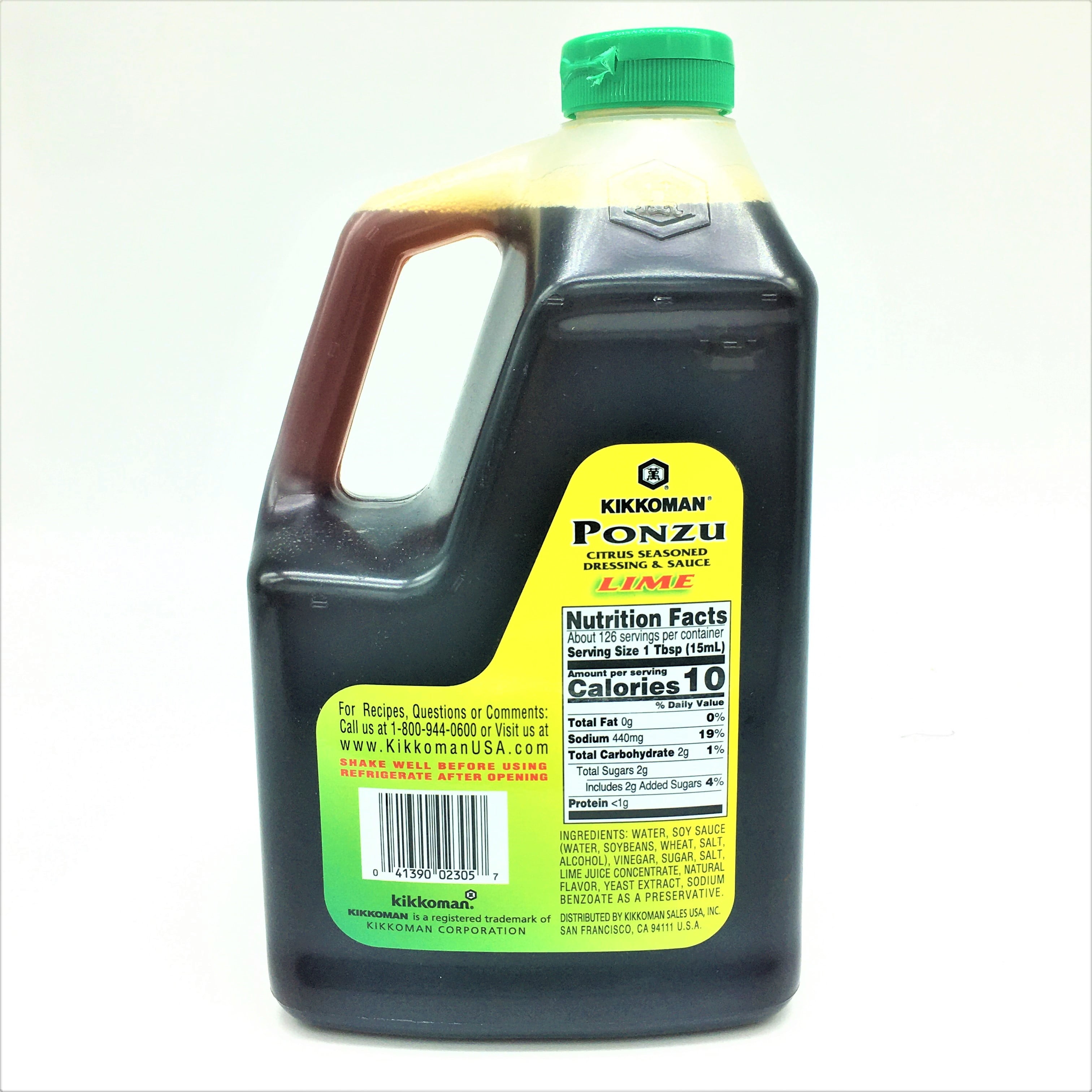 Kikkoman PonzuCitrus Seasoned Dressing & Sauce-Lime 1.89L