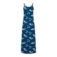 thumbnail image 5 of Pompotops Robes d'Été pour Femmes Décontractées Boho Imprimées à Cerceau avec Poches, 5 of 5