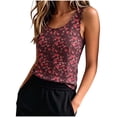 thumbnail image 2 of uublik Women's Thermal Shirts Fleece Pullover Sleeveless Undershirt Tops Warm Winter Base Layer Brown, 2 of 7