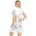 thumbnail image 4 of Women's Sleepshirts Unicorn with Wings Nightgowns Sleep for Women Soft House Dresses Night Gown for Ladies, 4 of 6
