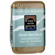 ONE WITH NATURE, SOAP BAR DEAD SEA MUD, 7 OZ.