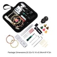 thumbnail image 5 of Eigraketly Accesorios para guitarra, Kit de herramientas, reparación de mantenimiento, regla de acción de cuerda, llaves hexagonales, instrumentos Accesorios para instrumentos musicales Eigraketly OD019644-00B, 5 of 5