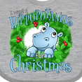 thumbnail image 4 of Inktastic I Want a Hippopotamus for Christmas Boys or Girls Baby Bib, 4 of 4