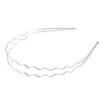thumbnail image 5 of Unique Bargains 1 Pc Double Row Wave Headbands for Women Silver Tone, 5 of 6