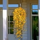 thumbnail image 4 of Decoración mural colgante de pared con orquídeas violetas artificiales para jardines exteriores y fondos fotográficos, 4 of 7
