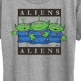 thumbnail image 3 of Toy Story 4 - Type Block Aliens - Women's Short Sleeve Graphic T-Shirt, 3 of 5