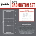 Franklin Sports Elite Badminton Volleyball Combo Set