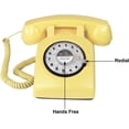 thumbnail image 4 of Tl - Teléfono retro de una sola línea con cable de coutadora, fera giratoria clásica, clásico, manos libr, teléfono fijo para el hogar/oficina/hotel, teléfonos antiguos para personas mayor, 4 of 5
