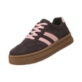 thumbnail image 2 of Women Classic Retro Gum Sole Fashion Sneakers Casual Tennis Skate Shoe Genuine Leather Walking Footwear Anti Slip Trainers, 2 of 6