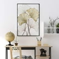 thumbnail image 4 of Tropical Gingko Leaf Wall Sculpture, Framed, Composition Panel, Faded Gold Gilt, Layered Patina, Oxidized Wire, Abstract Wall Art, Framed, Hand Made Welded Metal , 30.0 W x 42.25 H Inches, 4 of 7