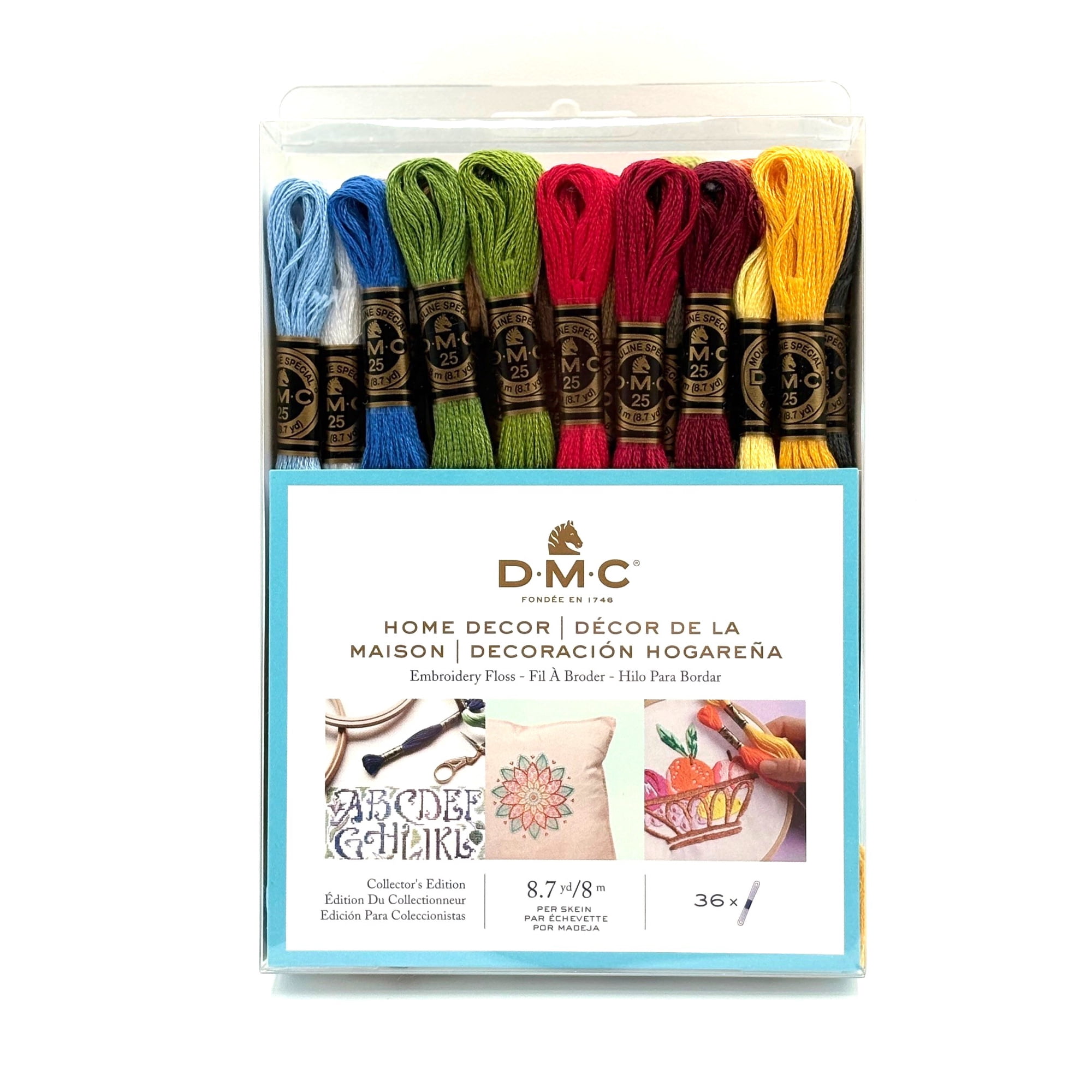 DMC Embroidery Floss Pack Home Decor 36 Skiens