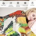 thumbnail image 3 of Orinice   Butterflies Throw Blanket Plush Blankets for Couch Sofa Bed,Soft Cozy Warm Lightweight Fuzzy Throws with Classic Moths Species Introduction Gift for Gardeners and Entomologists 50x60in, 3 of 6