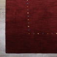 thumbnail image 5 of Rugsotic Carpets Hand Knotted Wool Area Rug 8'x10' Red Contemporary Rectangle Indoor Rug for Living Room, Bedroom Antimicrobial L00105, 5 of 8