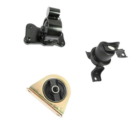 Mitsubishi Owners Manuals MaxBene Fits: 2002-2007 Mitsubishi Lancer 2.0L Motor & Trans Mount for Manual Transmission 3PCS 9181, 9188, 8817 ()
