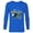 Navy, variant on Disney Stitch Family Shine Dad of the B-Day Boy Birthday - Long Sleeve T-Shirt for Men - Customized-Navy