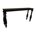 thumbnail image 3 of Carmenita Upstone Mango Solid Wood Console Table in Antique Black, 3 of 5
