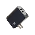 thumbnail image 1 of C2G 2-Port USB Wall Charger - AC Power Adapter - Power adapter - 4.8 A - 2 output connectors (USB) - black, 1 of 5