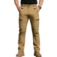 thumbnail image 2 of Mineart Men's Casual Cargo Pants Drawstring Hiking Workout Tactical Joggers Sweatpants for Men with Multi-Pocket, 2 of 6