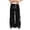 1-Black260, variant on SONXAHE Toddler Girls Drawstring Pants Striped Loose Fit Casual Wide Leg Sports Sweatpants for Kids,Black
