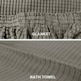 thumbnail image 5 of Dining Chair Cover Parsons Chair Covers, 8 Pack Dining Chair Slipcover Protector Cover for Hotel, Dining Room, Banquet (Taupe), 5 of 7