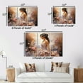 thumbnail image 4 of Designart "Stylish 1870S Victorian Portrait II" Fashion Metal Wall Décor Set, 4 of 5