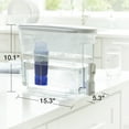 PUR PLUS 30Cup Water Filter Dispenser System, W 15.3" x H 10.1" x L 5.