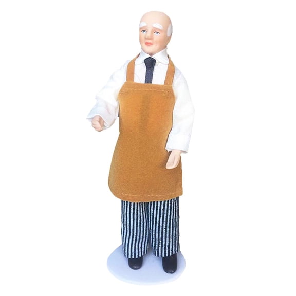 :12 escala muñeca niña niño decoración C Zulema Muñecas de porcelana de casa de muñecas
