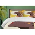 thumbnail image 4 of Ambesonne Queen Duvet Cover Sets, Woman, 2-King, Dark Mauve Burgundy, 4 of 7