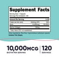 thumbnail image 5 of Nutricost Biotin for Women 10,000mcg 120 Capsules, with Folate & Collagen, Non-GMO Supplement, 5 of 5
