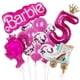 thumbnail image 4 of Juego de globos de tacón alto para niñas Barbie 15 piezas rosa, 4 of 5
