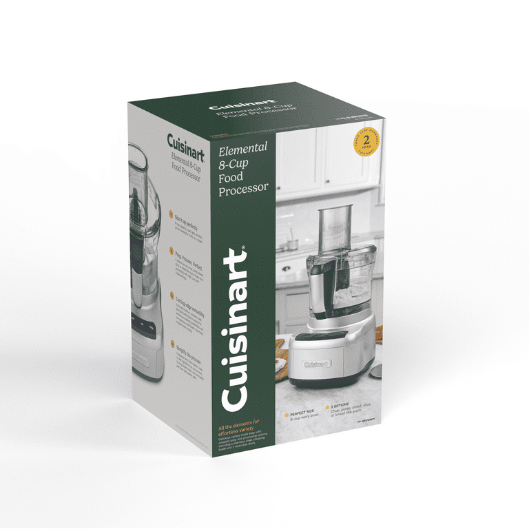 Cuisinart Elemental 8-Cup Food Processor, Silver - Walmart.com