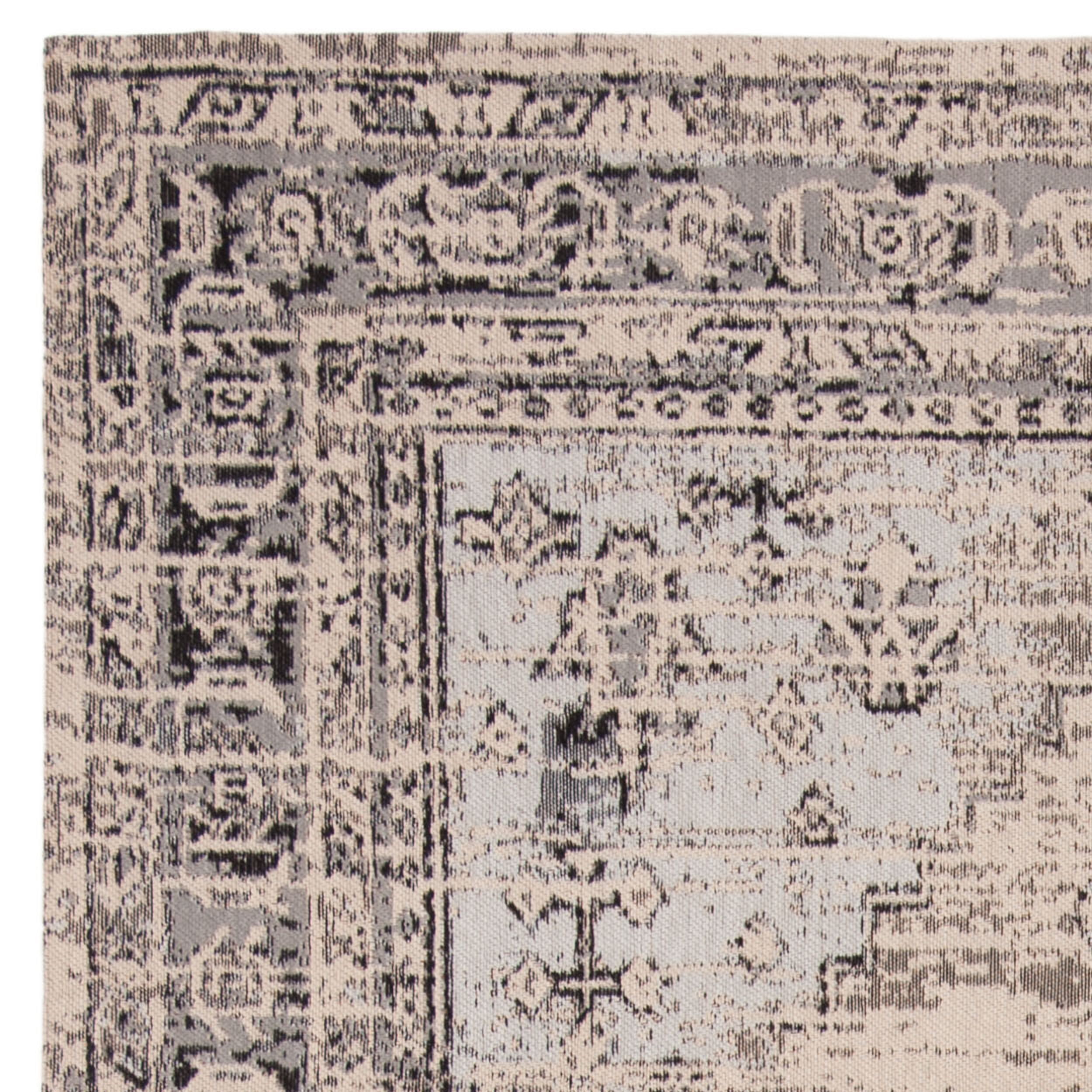 SAFAVIEH Classic Vintage Bedinn Overdyed Polyester Area Rug, Grey, 5' x 8'