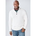 thumbnail image 2 of Liberty Blues Men's Big & Tall  Shoreman's Quarter Zip Cable Knit Sweater, 2 of 2