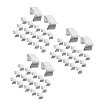 HEMOTON HOMEMAXS 150 pcs Stainless Steel Christmas Light Clips for Roof String Lights Outdoor Light Hooks for Holiday Decorations