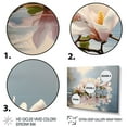 thumbnail image 3 of Designart "Magnolia Reflections Grey and White Beauty I" Floral Canvas Wall Art, 3 of 5