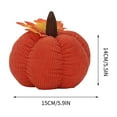 thumbnail image 3 of Zmeidao Corduroy Pumpkins Decor, Pumpkins Shape Tabletop Decorations, Autumn Decorative Pumpkins for Table Tiered Tray Shelf Fall Season Accent Decor Thanksgiving Gift, 3 of 9