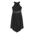 thumbnail image 3 of MSemis Jupe Justaucorps Sans Manches en Strass Brillant pour Filles Moderne Contemporain Noir 6, 3 of 7